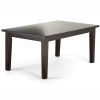 Simpli Home Eastwood Solid Wood Dining Table, Contemporary Style In Java Brown