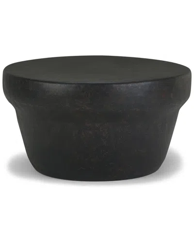 Simpli Home Garvy Industrial 33in Metal Coffee Table In Black