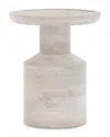 Simpli Home Haynes 16in Solid Mango Boho Accent Table In Neutral