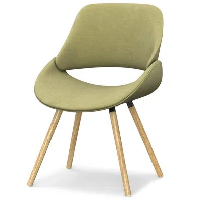 Simpli Home Malden Bentwood Dining Chair In Acid Green