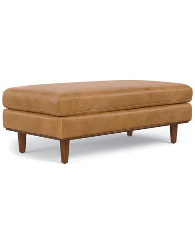 Simpli Home Morrison 49in Mid-century Modern Table Ottoman