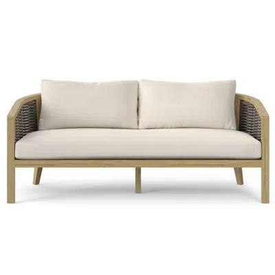 Simpli Home Parkside Outdoor Sofa In Natural