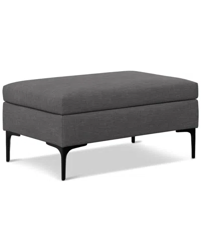 Simpli Home Rebecca 36in Mid Century Rectangle Rectangular Coffee Table  Storage Ottoman With Lift U In Gray