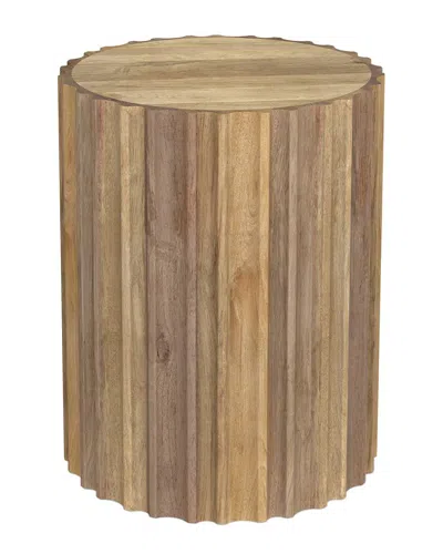 SIMPLI HOME SIMPLI HOME ROLF 16IN SOLID MANGO BOHO CONTEMPORARY END TABLE
