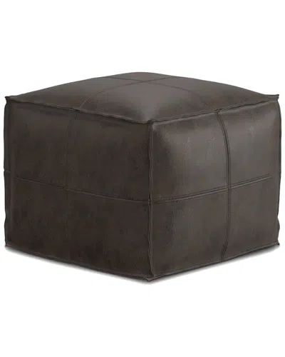 SIMPLI HOME SIMPLI HOME SHEFFIELD BOHO SQUARE POUF