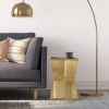 Simpli Home Westfield Solid Wood Block End Table In Natural