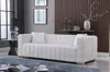 SIMPLIE FUN A MODERN CHANNEL SOFA TAKE ON A TRADITIONAL CHESTERFIELD