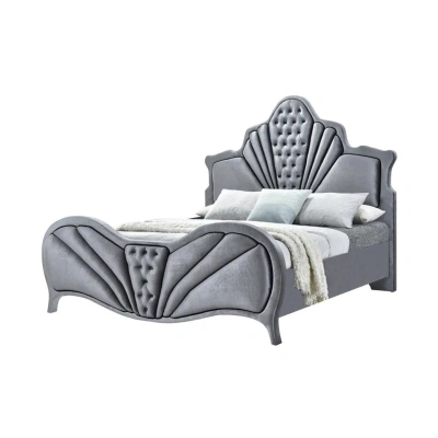 Simplie Fun Dante Queen Bed In Gray