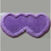 SIMPLIE FUN DOUBLE HEART SHAPE HAND TUFTED 4-INCH THICK SHAG AREA RUG (28-IN X 55-IN)
