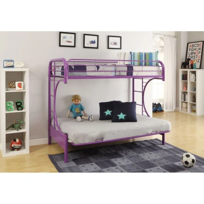 Simplie Fun Eclipse Bunk Bed (twin/full/futon) In Purple