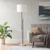SIMPLIE FUN ELLSWORTH ASYMMETRICAL ADJUSTABLE HEIGHT METAL FLOOR LAMP