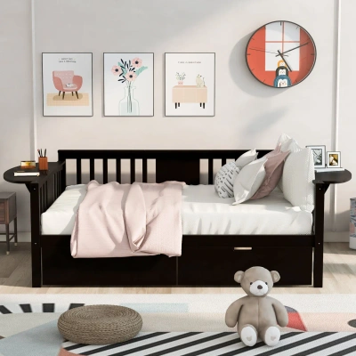 Simplie Fun Full Size Daybed In Black