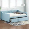 Simplie Fun Full Size Upholstered Tufted Daybed With Twin Size