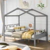 SIMPLIE FUN FULL SIZE WOOD HOUSE BED