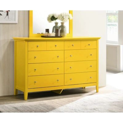 Simplie Fun Hammond G5402-d Dresser In Yellow