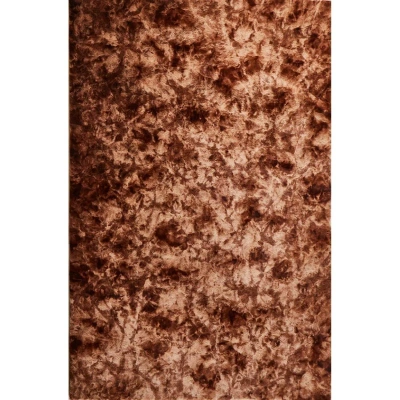 Simplie Fun Lily Luxury Chinchilla Faux Fur Rectangular Area Rug In Brown