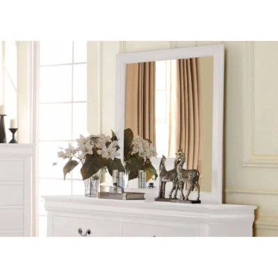 Simplie Fun Louis Philippe Mirror In White