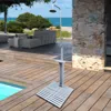 SIMPLIE FUN OUTDOOR GARDEN POOL SHOWER WITH CHASSIS BOARD, FOR SWIMMING POOL, PATIO, TERRACE, GARDEN,WOOD