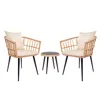 Simplie Fun Premium Rattan Patio Bistro Set Style, Comfort, And Durability