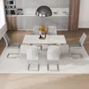 Simplie Fun Table And Chair Set, Modern And Minimalist Dining Table. Imitation