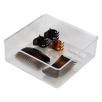Simplify 2'' H X 6'' W X 6'' D Drawer Organizer In Clear