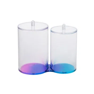 Simplify 2 Piece Bathroom Accessory Set In Transparent