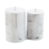 Simplify 2 Piece Bathroom Accessory Set In White