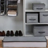 Simplify Bag Fabric Under Bed Storage In Gray