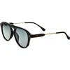 Simplify Carter Polarized Sunglasses In Black/black