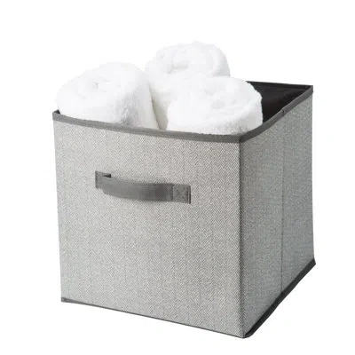 Simplify Collapsible Storage Fabric Cube In Gray