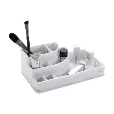 Simplify Cosmetic And Jewelry Holder In White