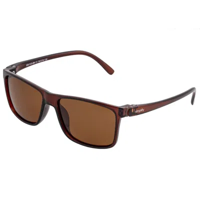 Simplify Ellis Polarized Sunglasses In Brown