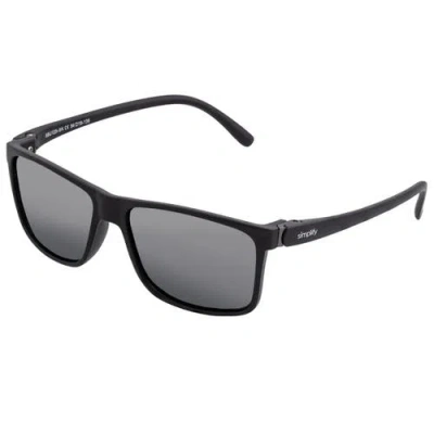 Simplify Ellis Polarized Sunglasses In Gloss Black/black
