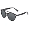 Simplify Unisex Ssu122 49 X 46mm Polarized Sunglasses In Black/black
