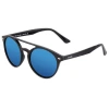 Simplify Finley Polarized Sunglasses In Black/blue