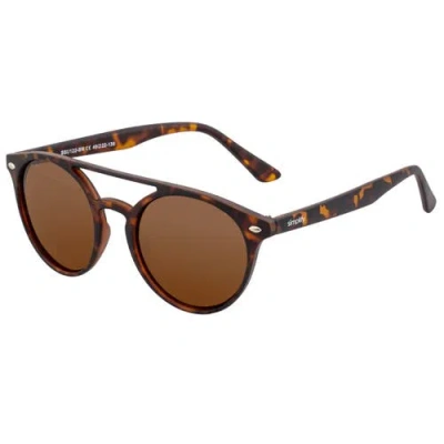 Simplify Unisex Ssu122 49 X 46mm Polarized Sunglasses In Brown