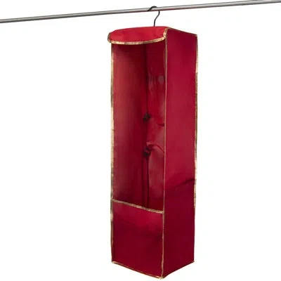 Simplify Hanging Holiday Gift Wrap Storage