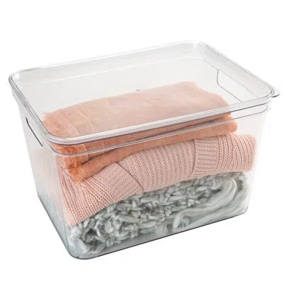 Simplify Hilia Large Lidded Food Storage Container In Clear