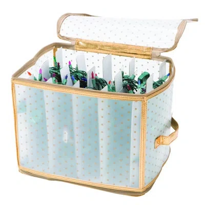 Simplify Holiday Light Storage In Blue