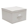 Simplify Jumbo Fabric Box In Gray