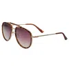 Simplify Unisex Ssu129-c1 56mm Polarized Sunglasses In Multi