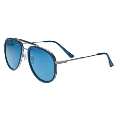 Simplify Maestro Polarized Sunglasses In Silver/blue