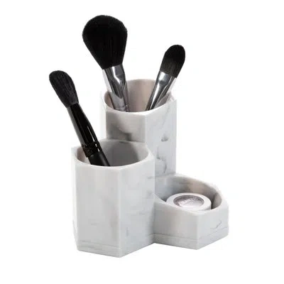 Simplify Makeup Brush Holder In White
