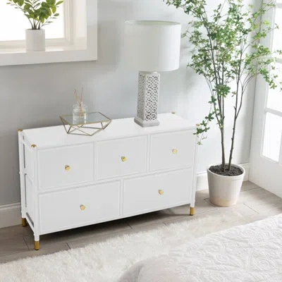 Simplify Naaz 5 - Drawer Dresser In White