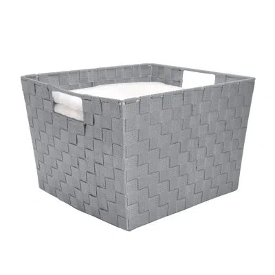 Simplify Plastic Basket In Gray