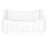 Simplify Plastic Crate In White