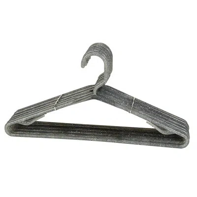 Simplify Plastic Hangers For Clothing In Gray