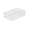 Simplify Small Rectangular Drawer Organizer In Clear In Clear