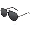 Simplify Unisex Ssu120 57 X 48mm Polarized Sunglasses In Black