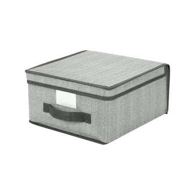 Simplify Storage Fabric Box In Gray